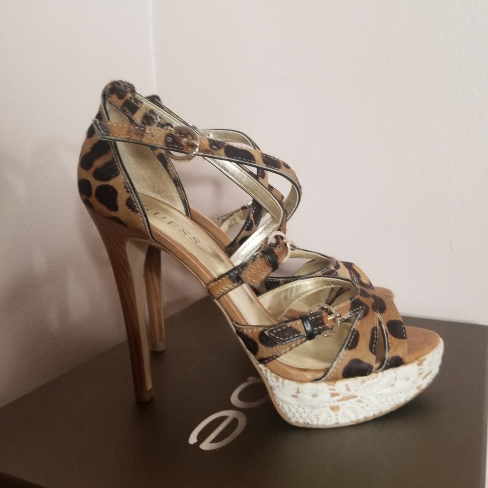 Guess Leopard Sandals